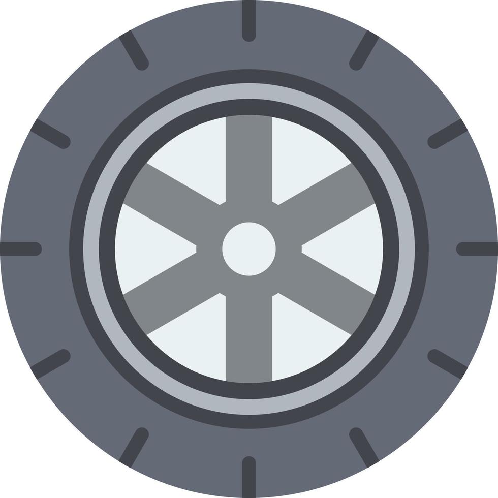 Tire Vector Icon Design
