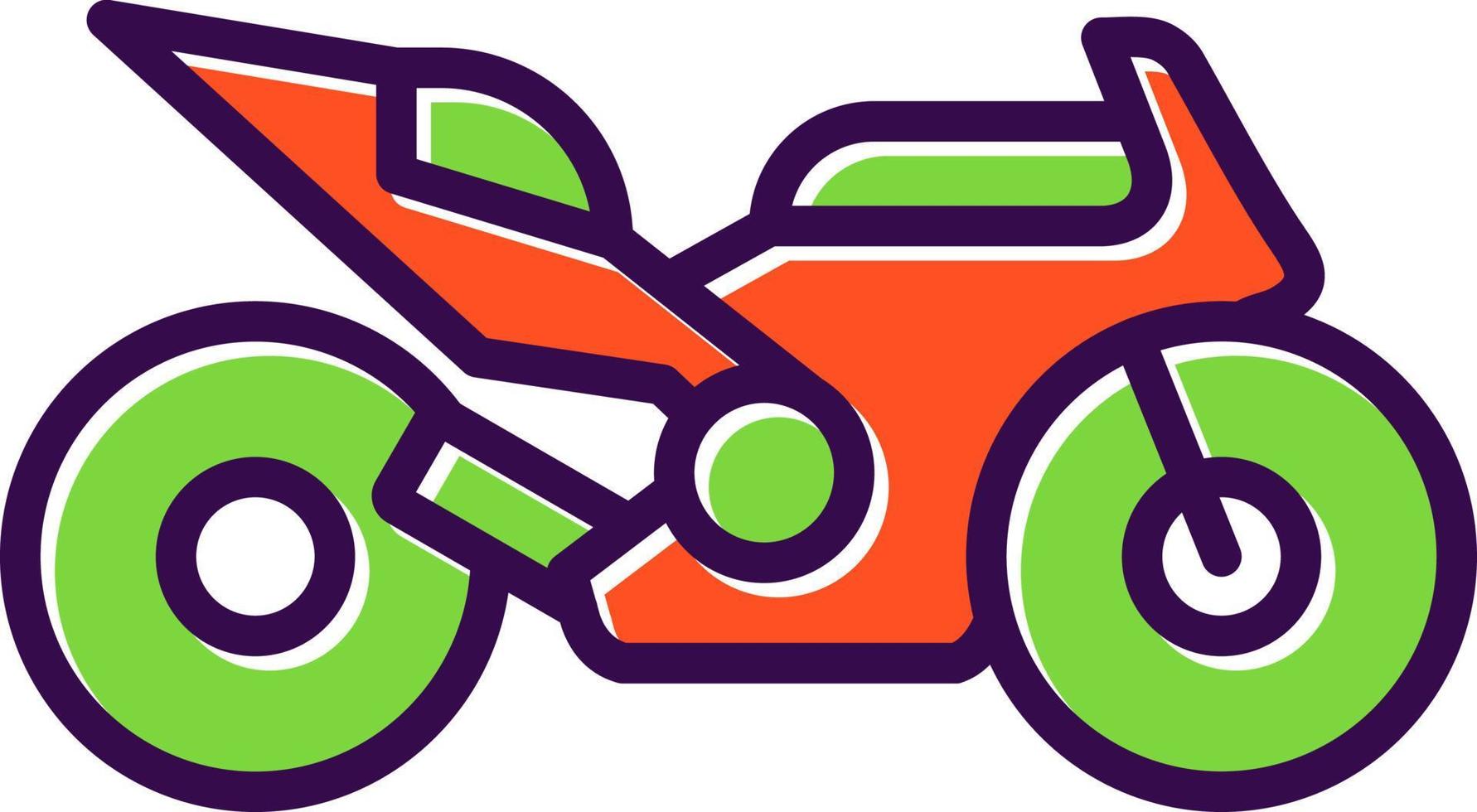 diseño de icono de vector de bicicleta de carrera