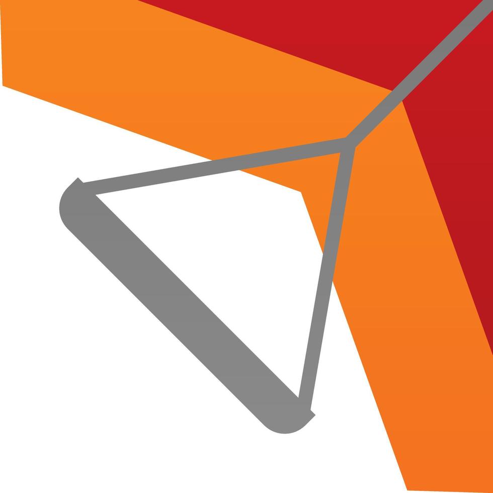 Glider Vector Icon Design