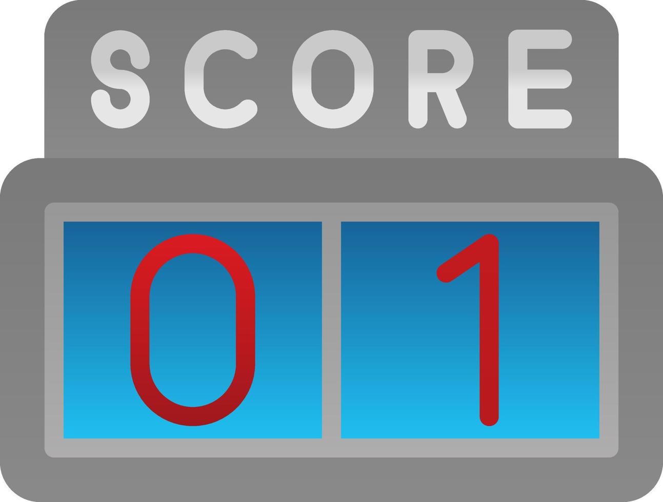 Scoreboard Vector Icon Design