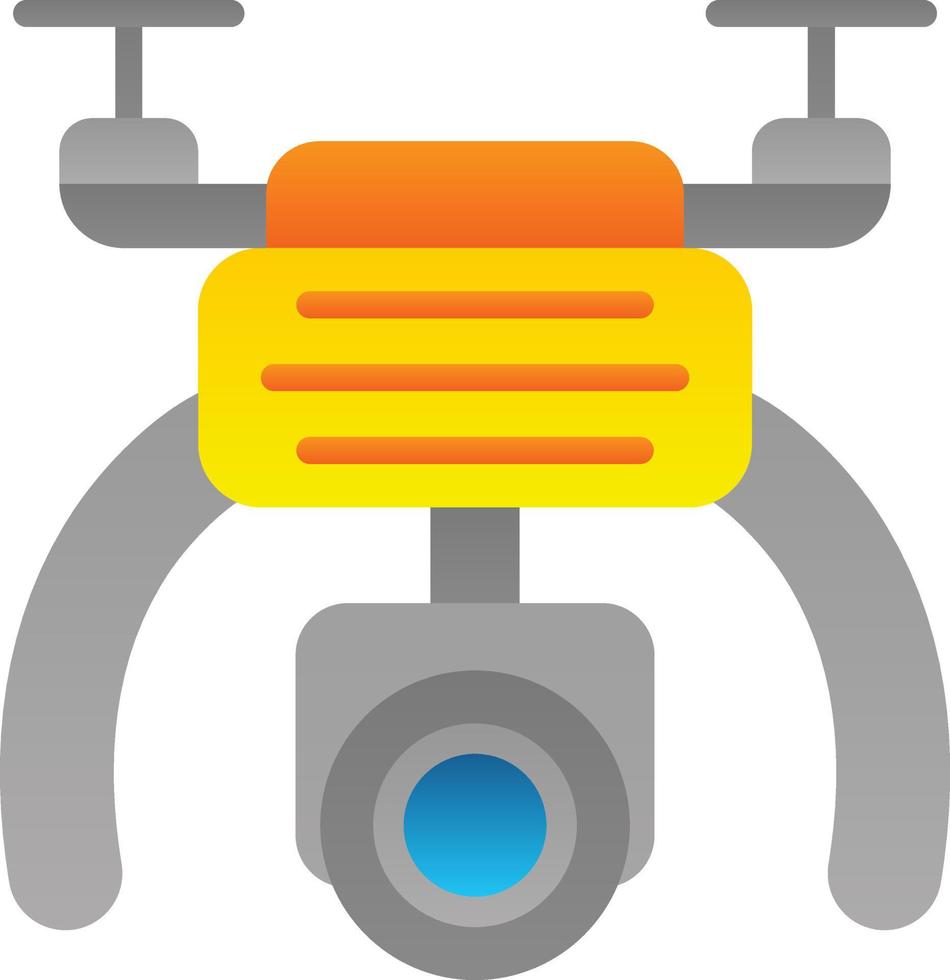 Drone Camera Vector Icon Design