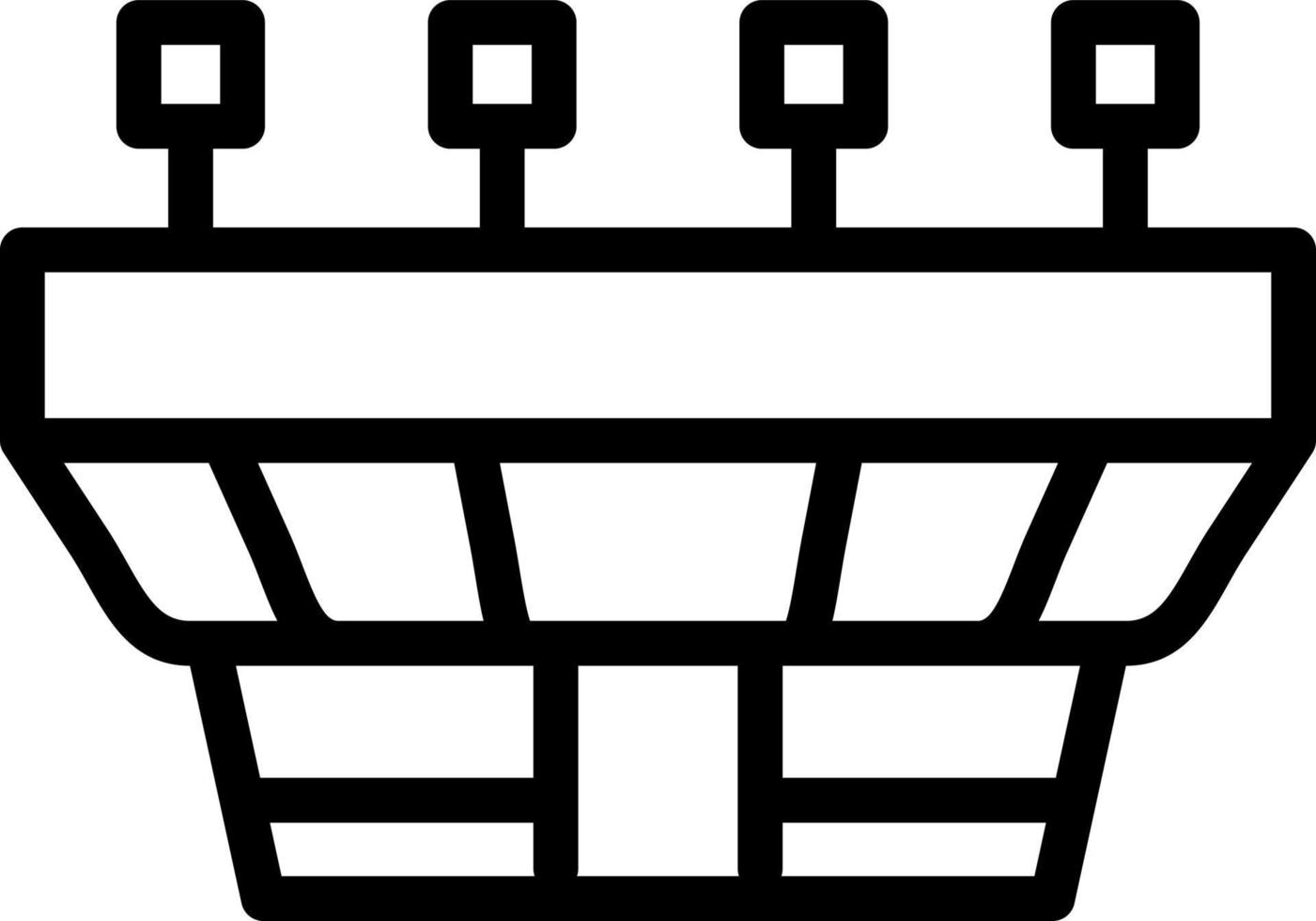 Stadium Vector Icon Design