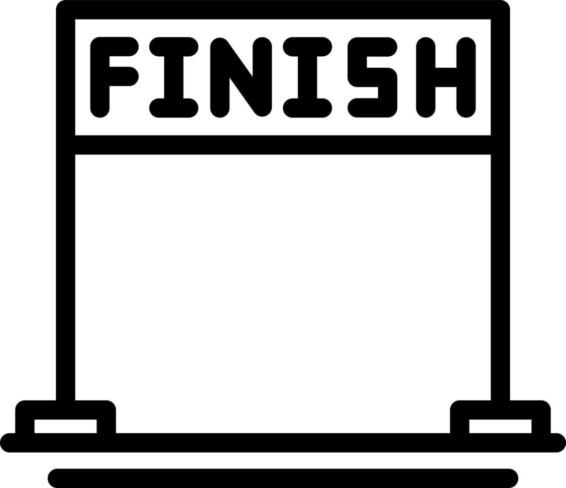 Finish Vector Icon Design