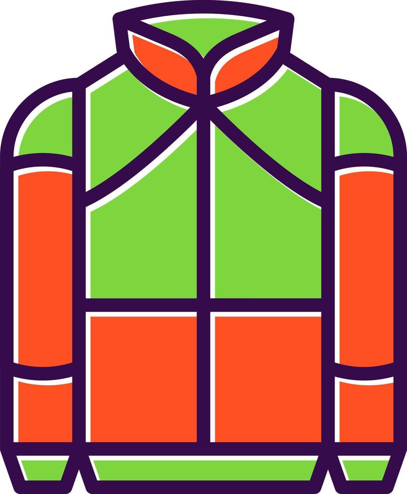 diseño de icono de vector de chaqueta de carrera