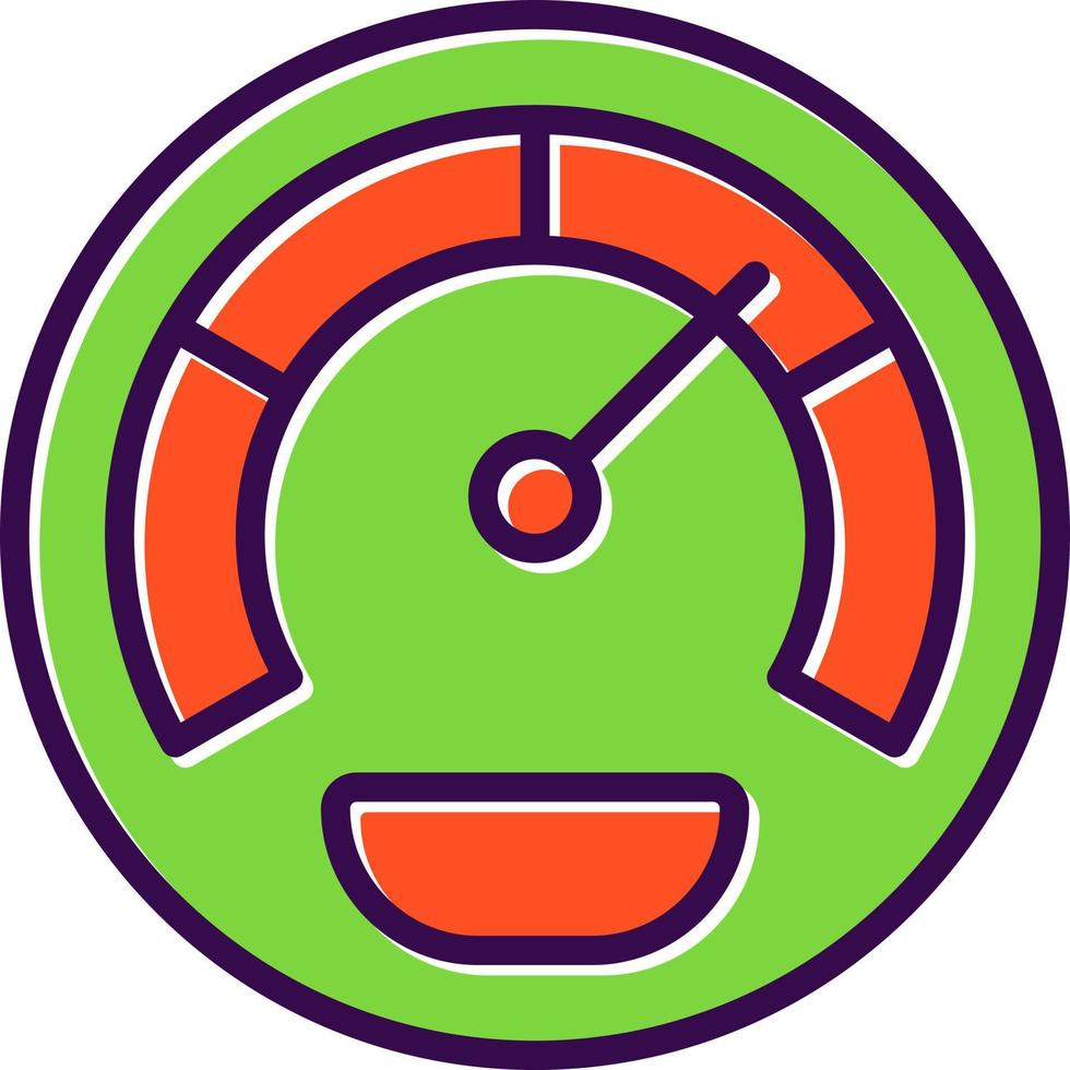 Speedometer Vector Icon Design