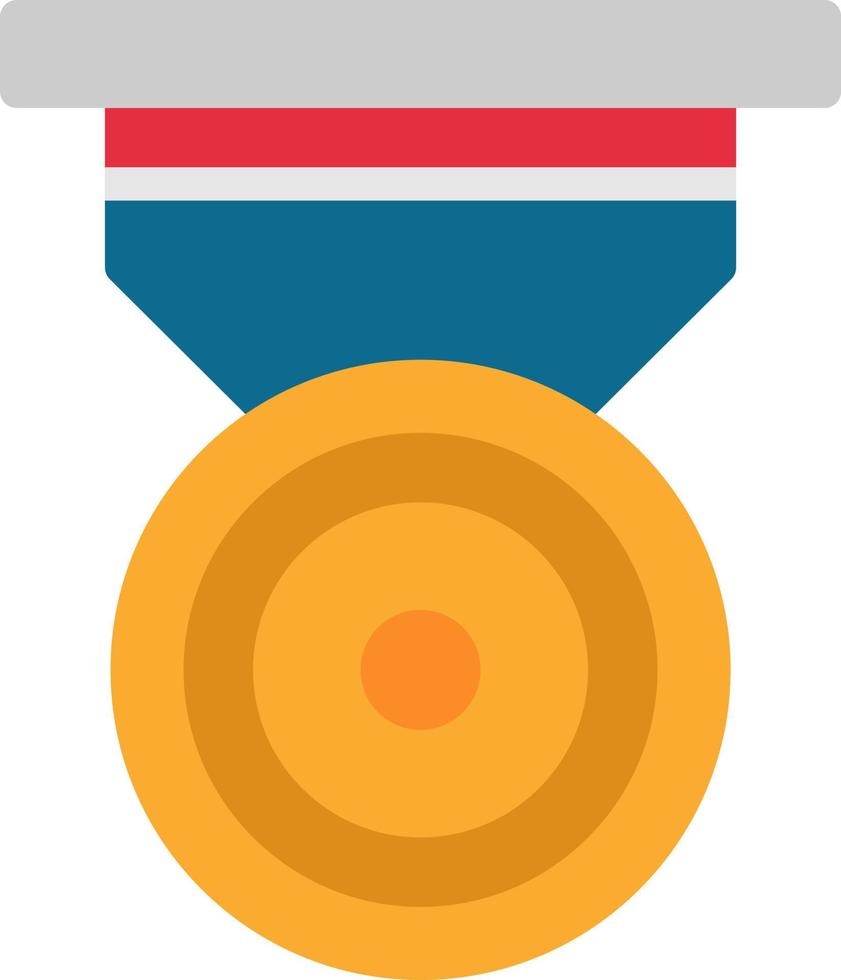 diseño de icono de vector de medalla de plata