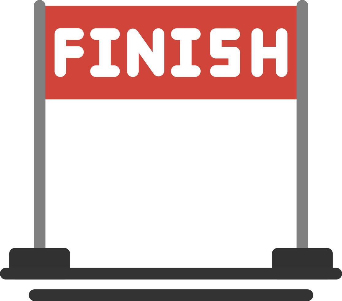 Finish Vector Icon Design