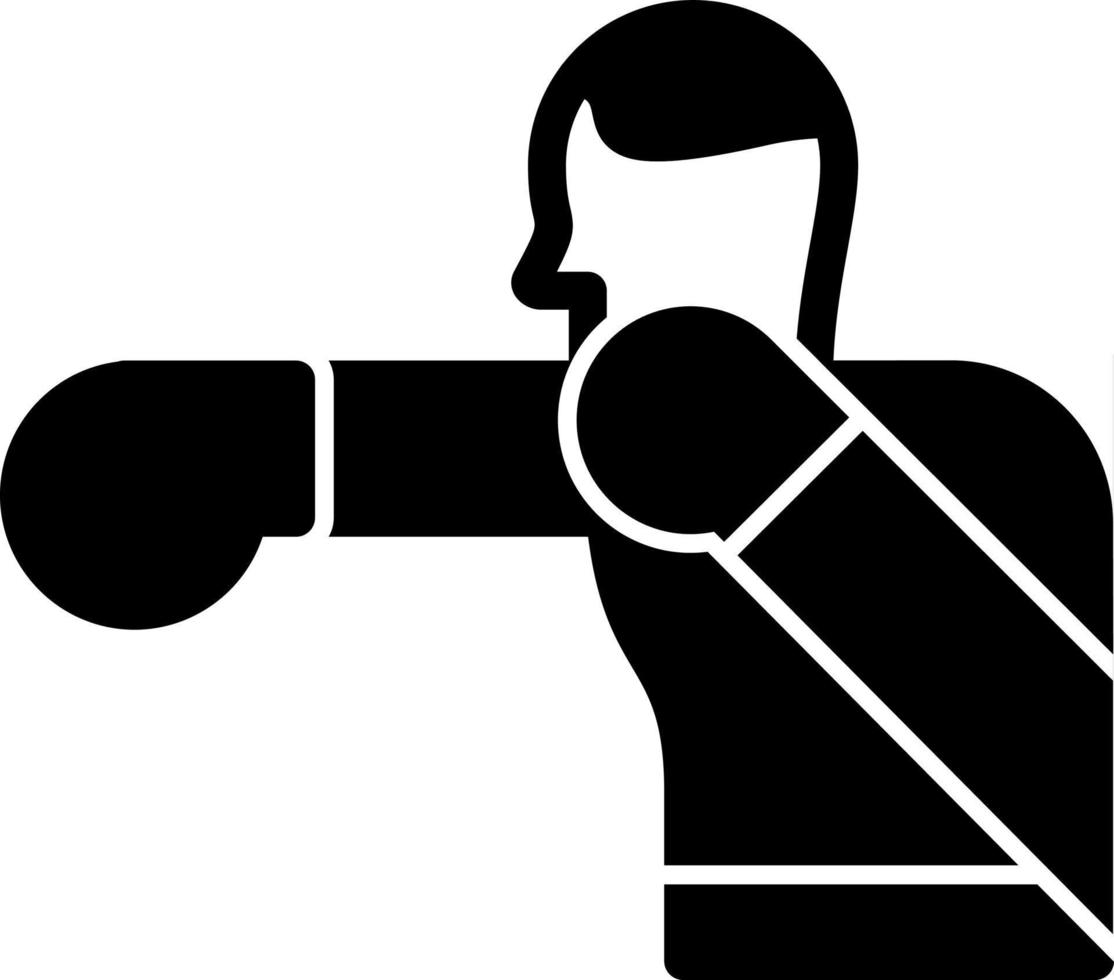 diseño de icono de vector de boxeo