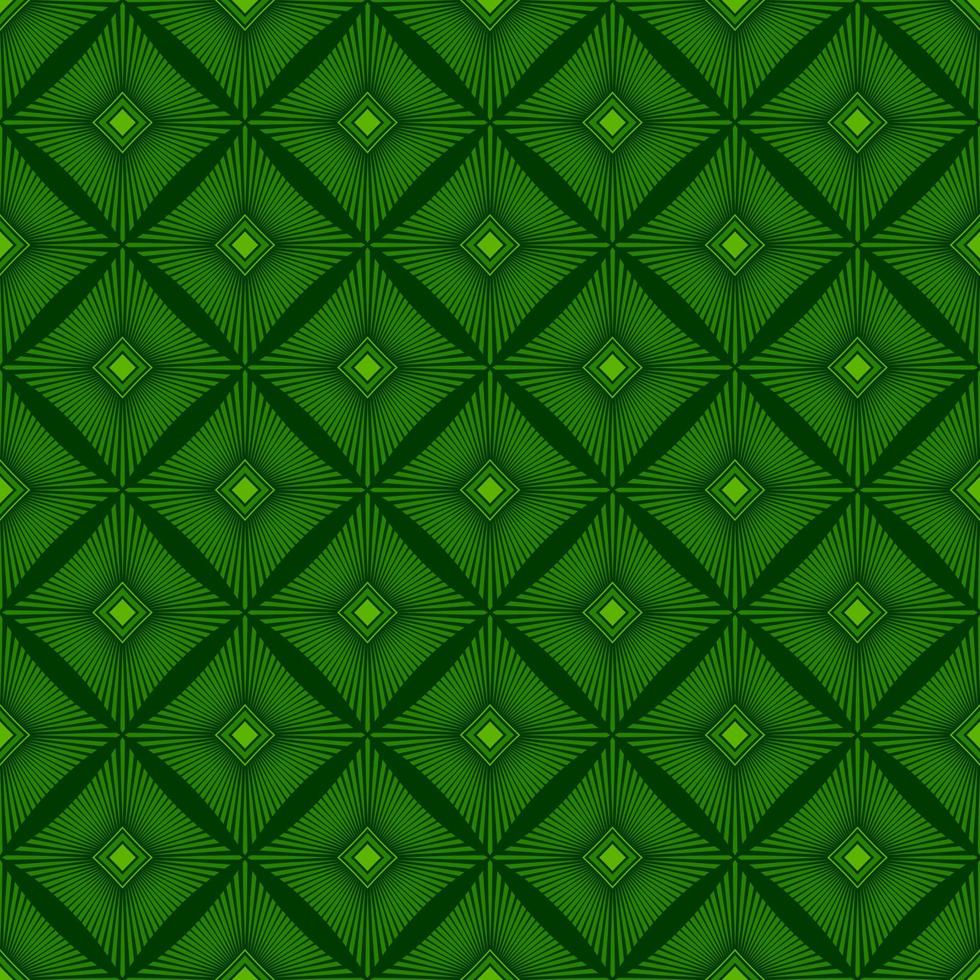 GREEN SEAMLESS VECTOR BACKGROUND WITH ABSTRACT SQUARES