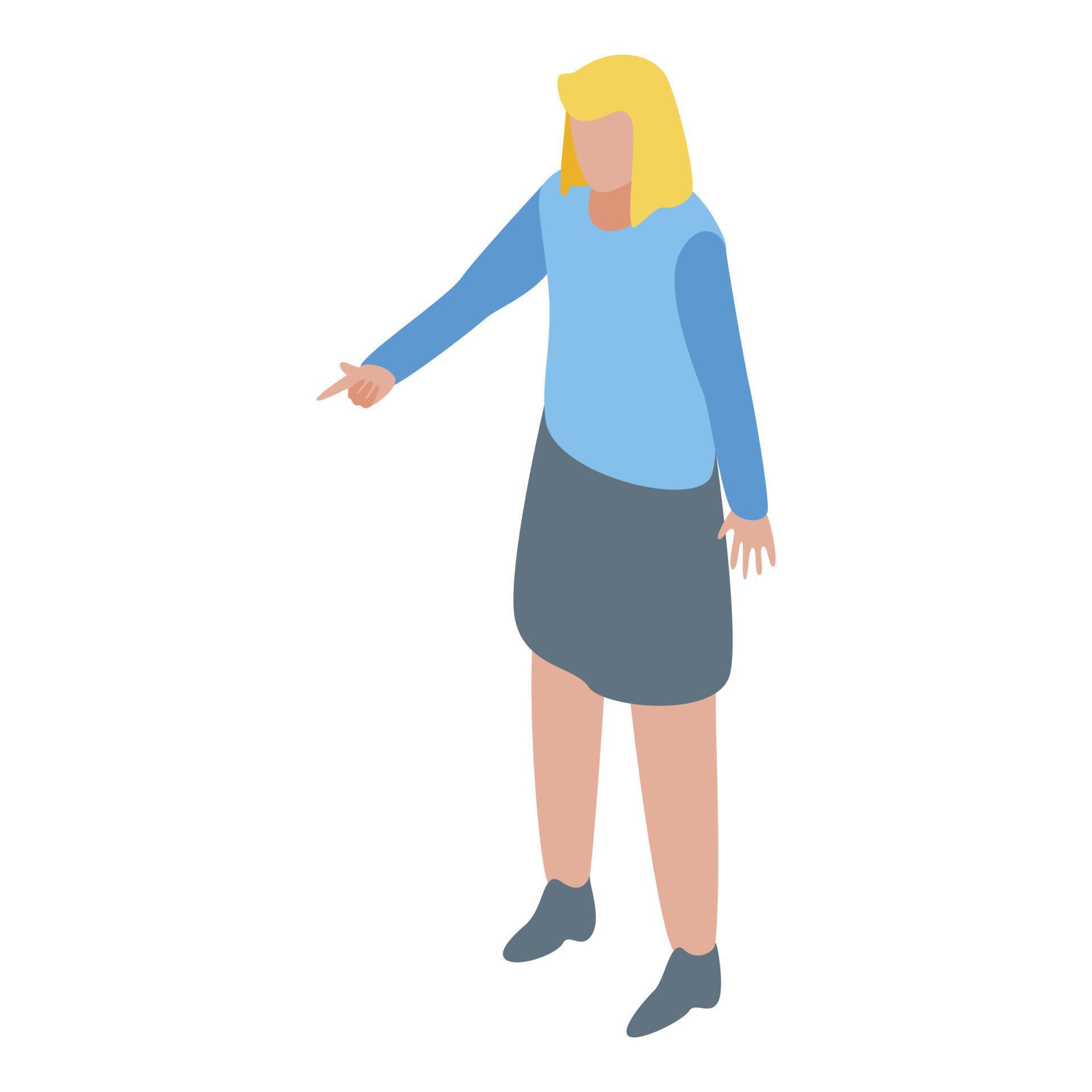 Woman art director icon, isometric style 15844516 Vector Art at Vecteezy