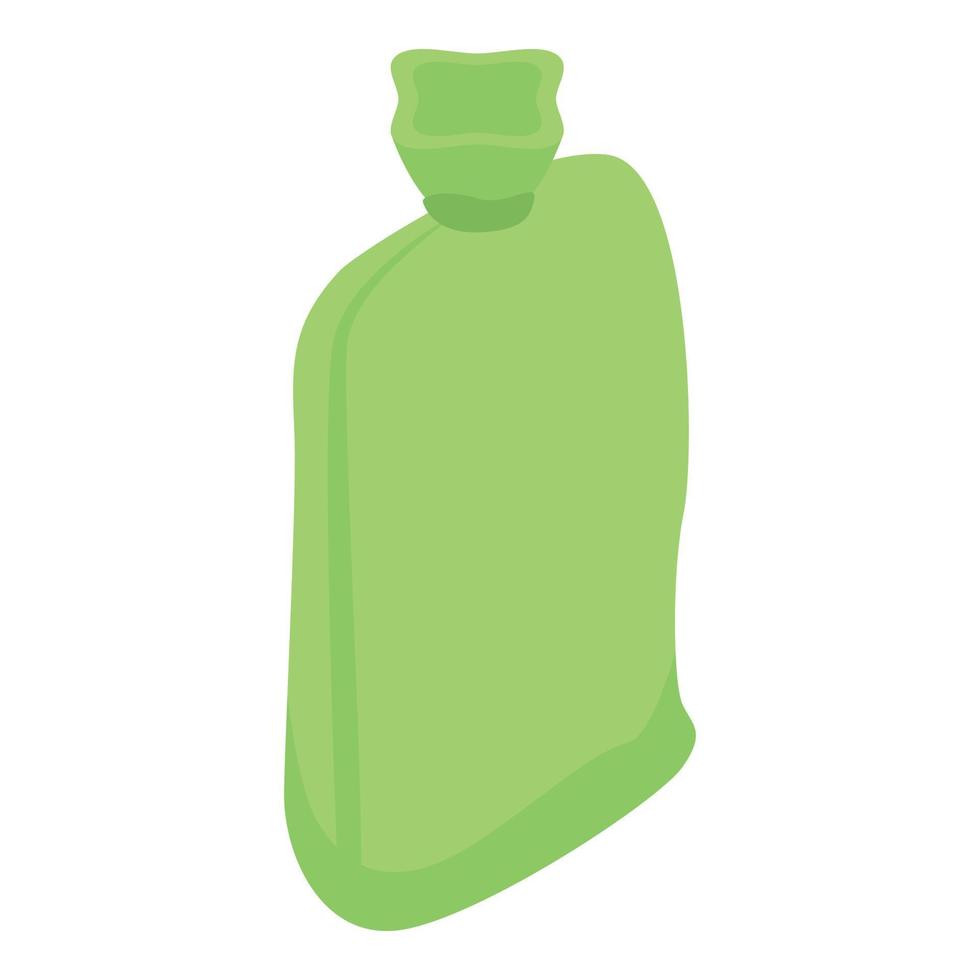Bagful sack icon, isometric style vector