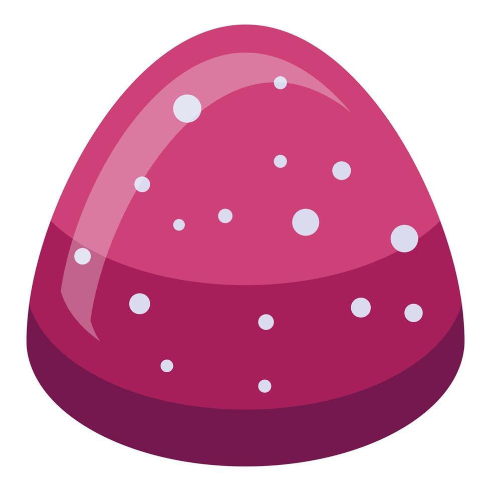 Jelly confectionery icon, isometric style vector