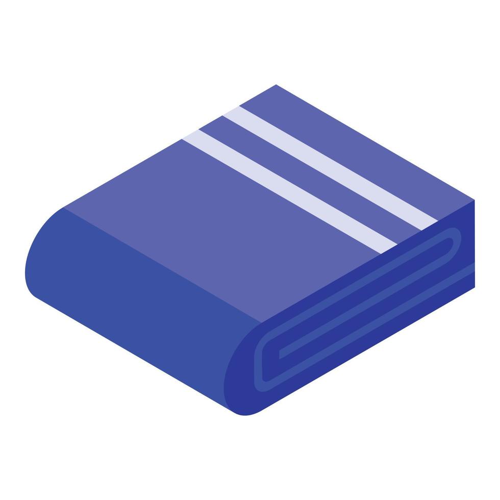 Sanitation towel icon, isometric style vector