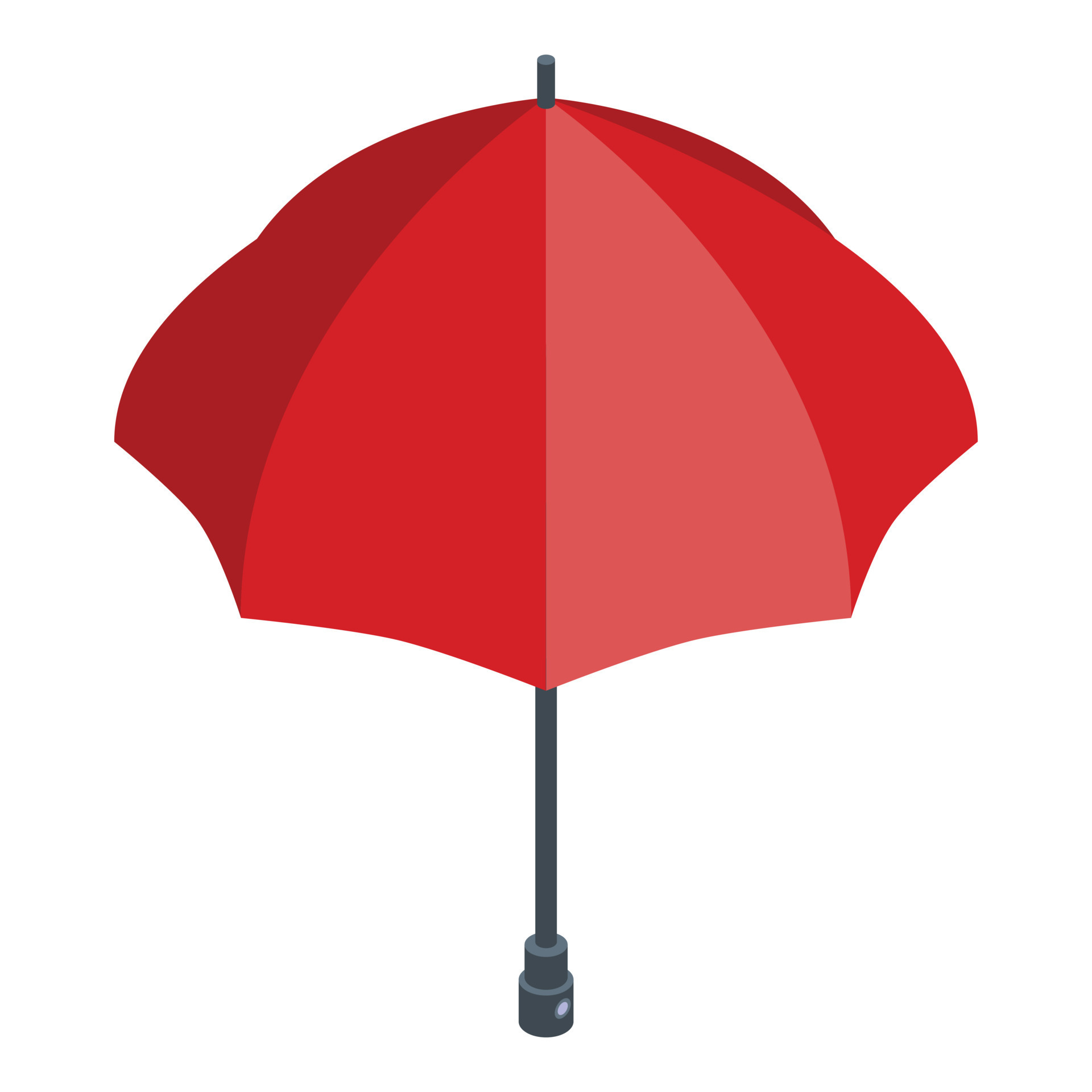 Red fashion umbrella icon, isometric style 15845075 Vector Art at Vecteezy