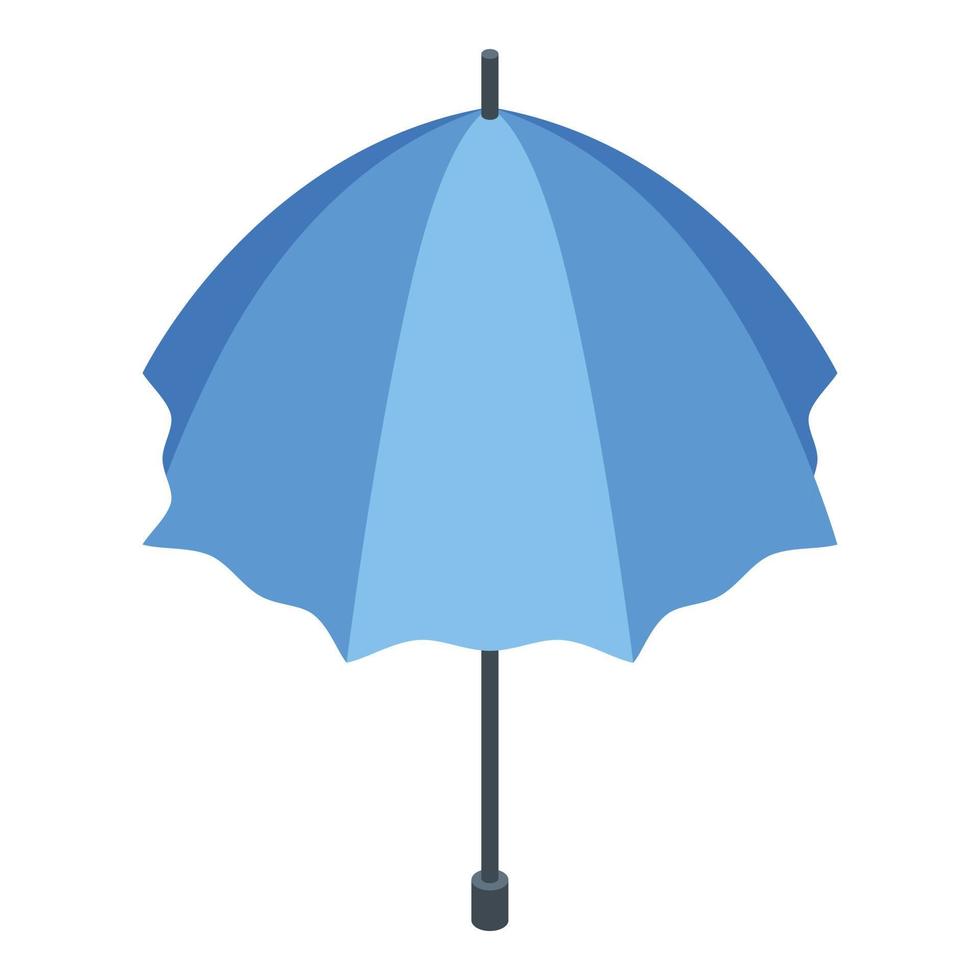 Umbrella accessory icon, isometric style vector