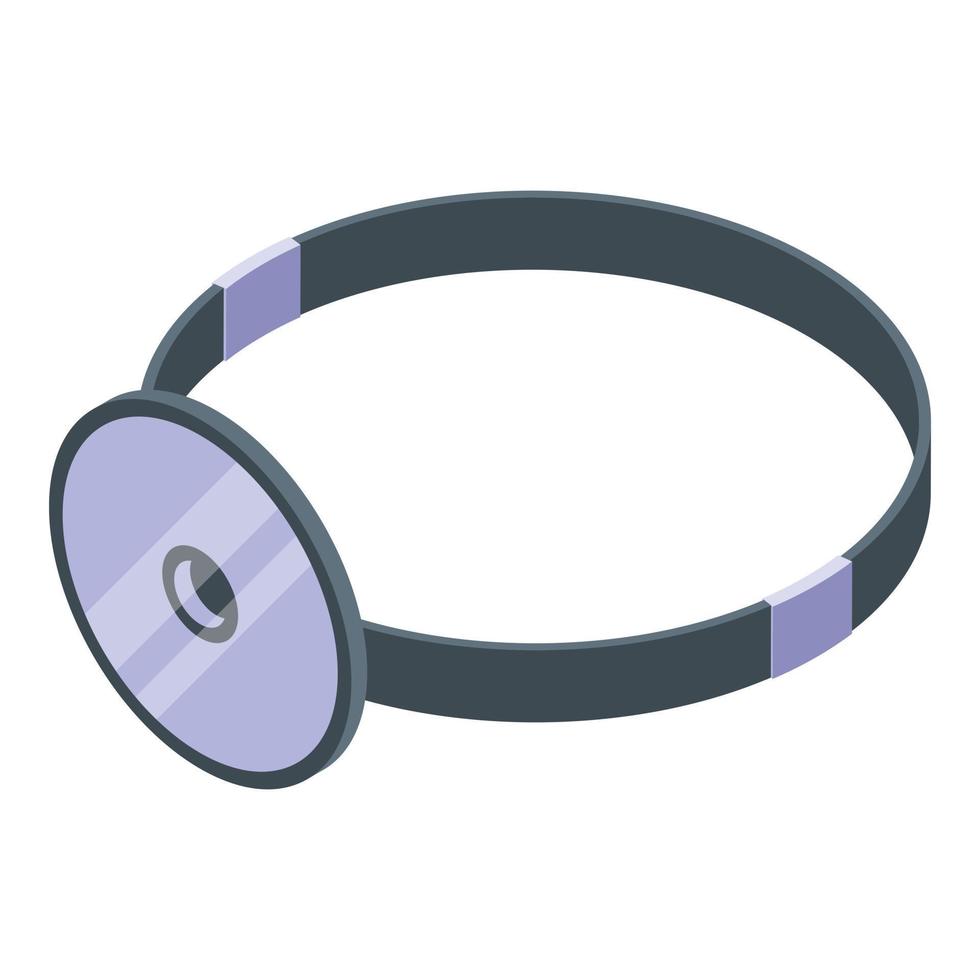 Oculist tool icon, isometric style vector