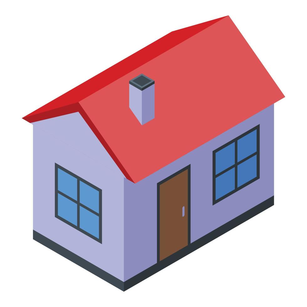 Housekeeping icon, isometric style vector