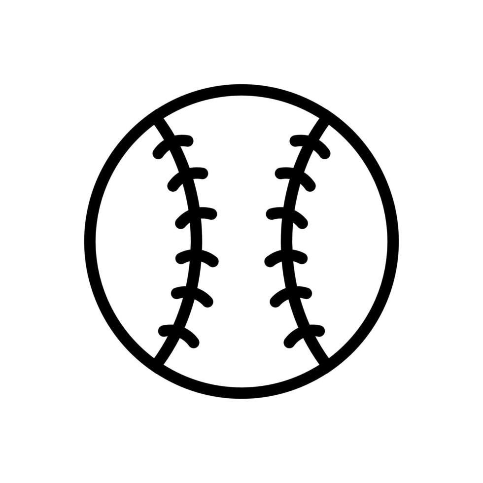Softball Outline Vector Art, Icons, and Graphics for Free Download