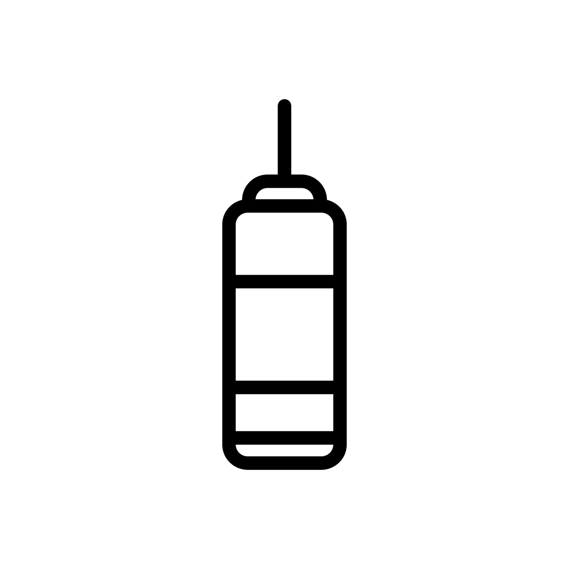 Boxing Bag outline icon. Boxing Bag Illustration. Boxing Bag icon
