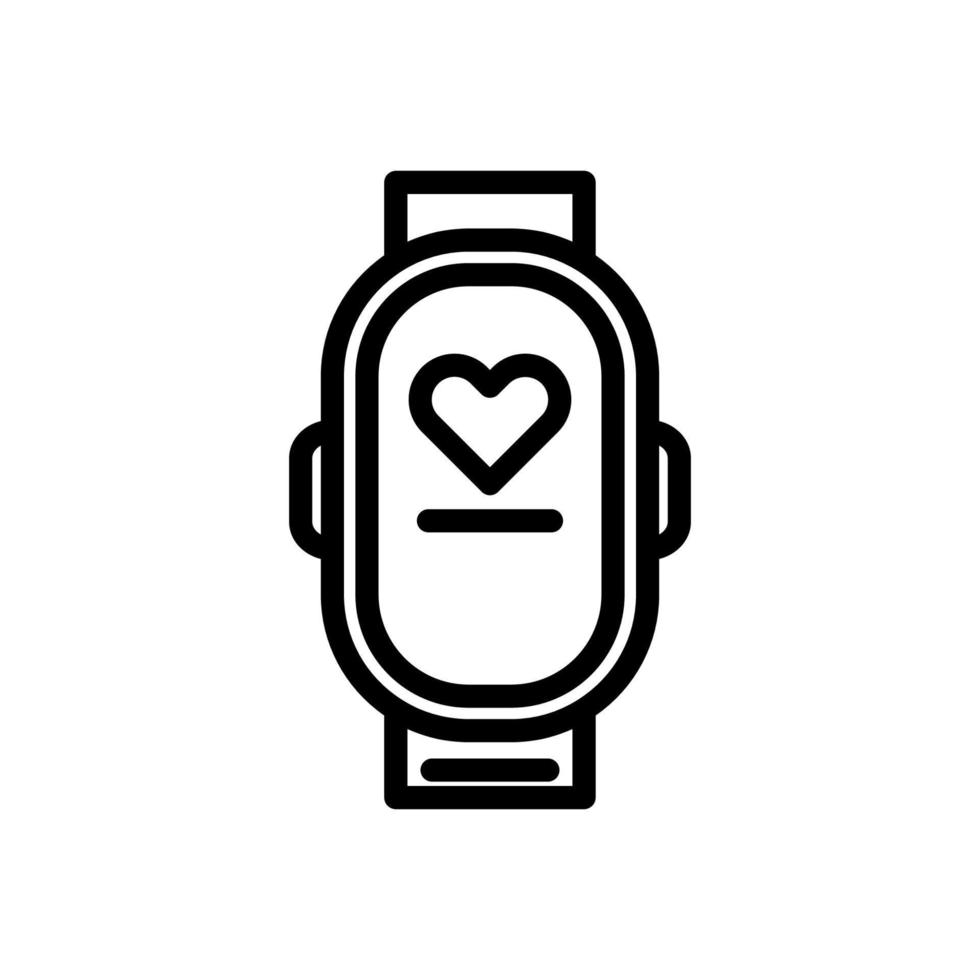 Vector Fitness Tracker for fitness equipment. Fitness Tracker icon suitable for apps, website developer, graphic designer needs on white background.