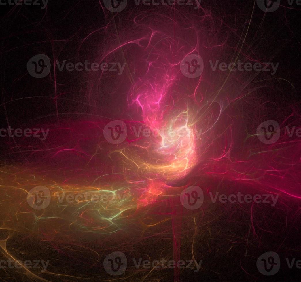 abstract crimson orange glowing pattern on a black background, lightning in the night sky, design, wallpaper photo