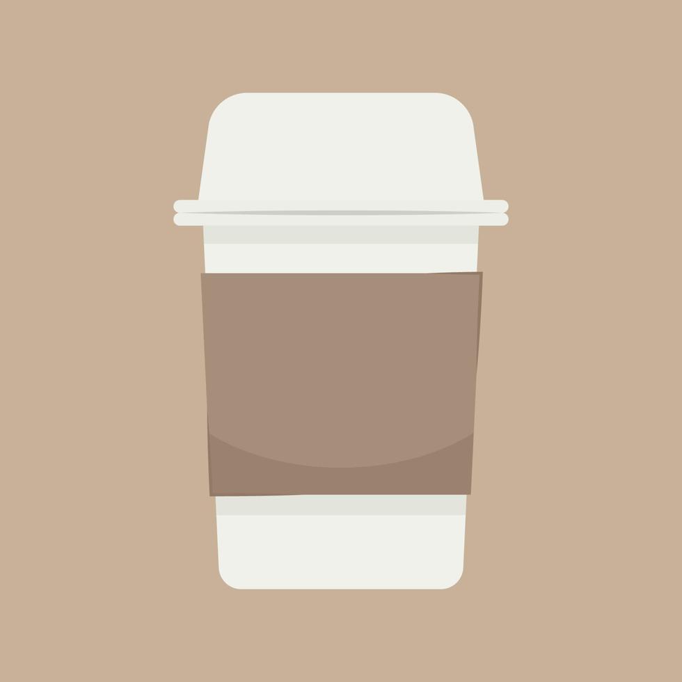 Coffee cup vector. Coffee cup on white background. vector