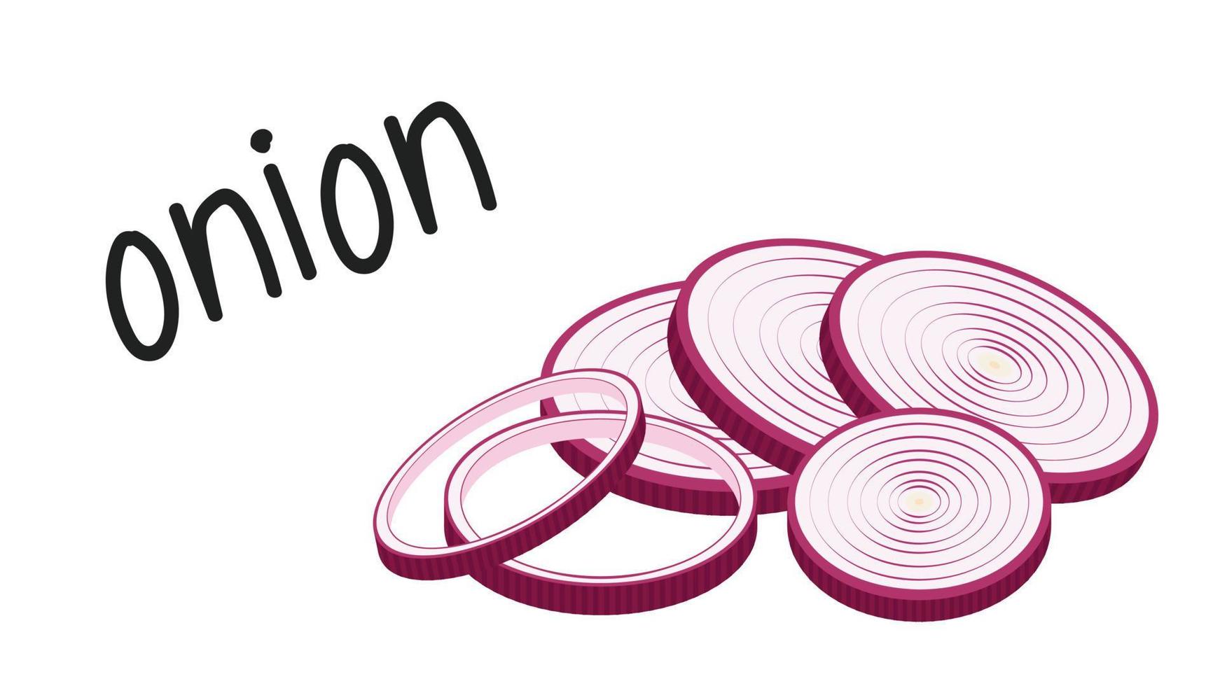Red union vector. Sliced red union cartoon flat illustration isolated in white background. vector