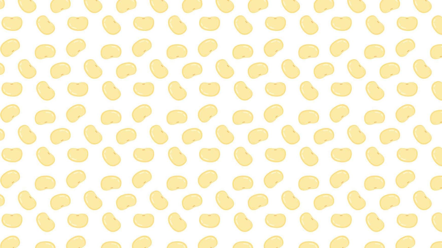 Soybean vector. soybean pattern vector. soybean on white background. wallpaper. vector