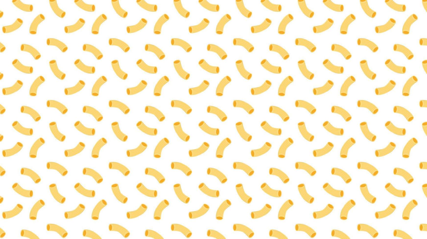 Penne noodle vector. Penne noodle pattern wallpaper. vector