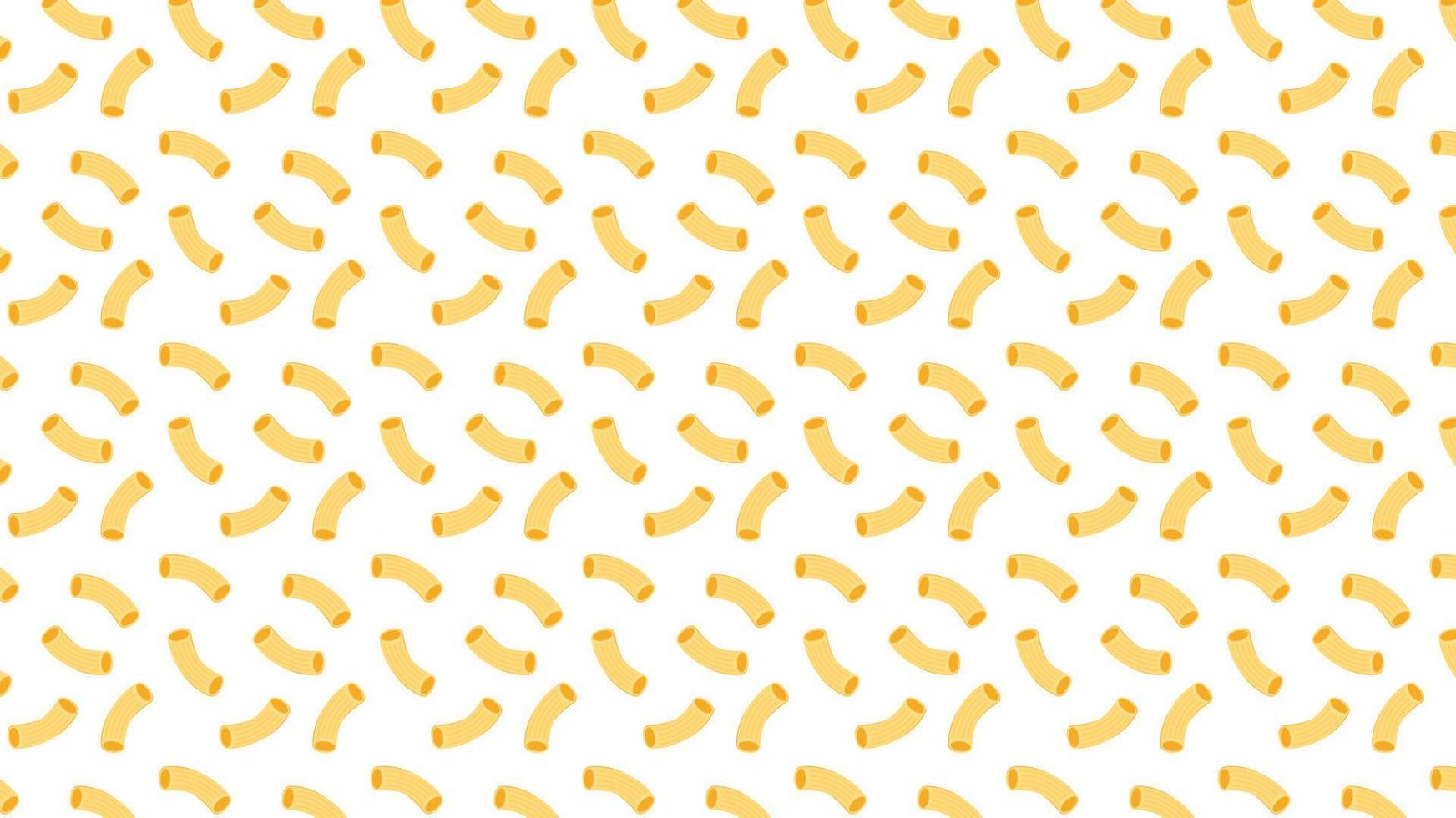 Penne noodle vector. Penne noodle pattern wallpaper. vector