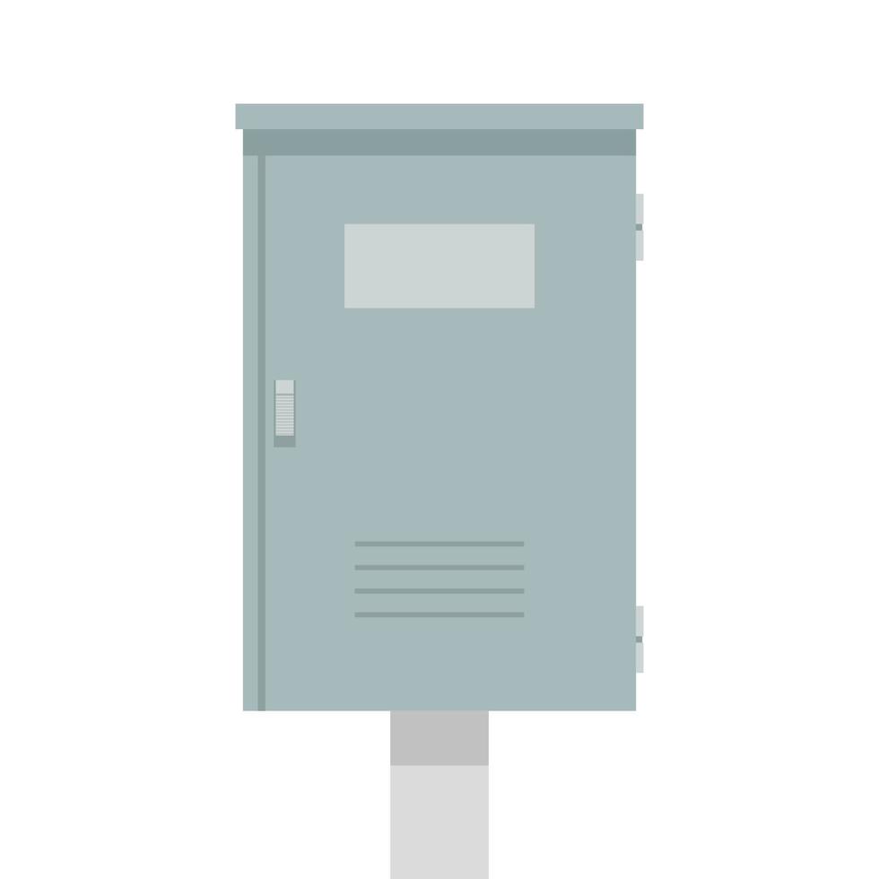 Electrical cabinet cartoon vector. free space for text. wallpaper. copy space. vector