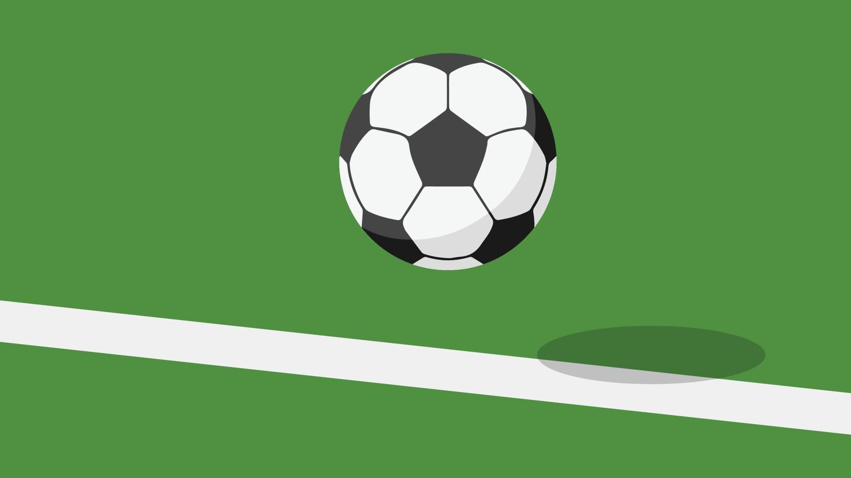 vectores de futbol cartel de fútbol espacio libre para texto. fondo de pantalla. fútbol en el campo.