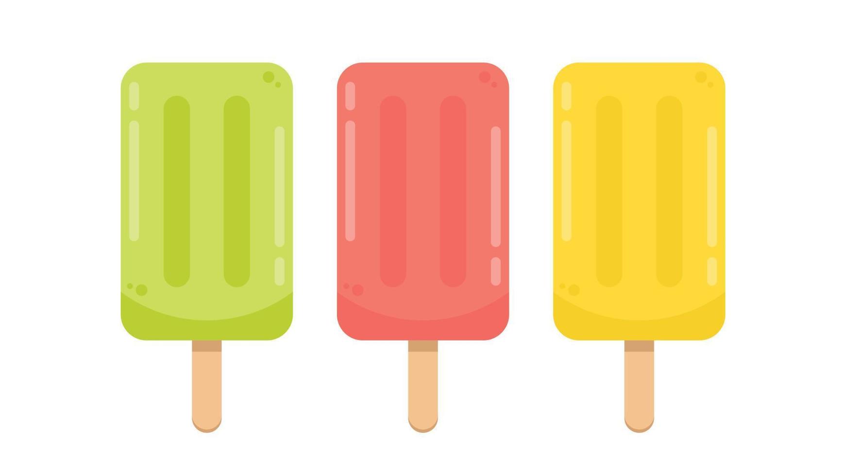 Ice pop cartoon vector. Ice pop icon. vector