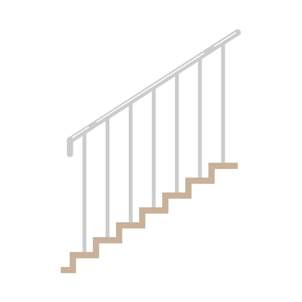 Railing stair vector. wallpaper. free space for text. railing vector. vector