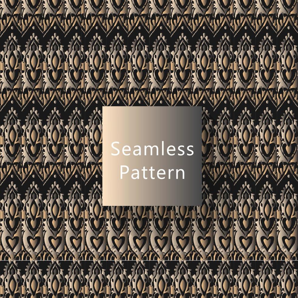 Geometric seamless pattern with textures vector