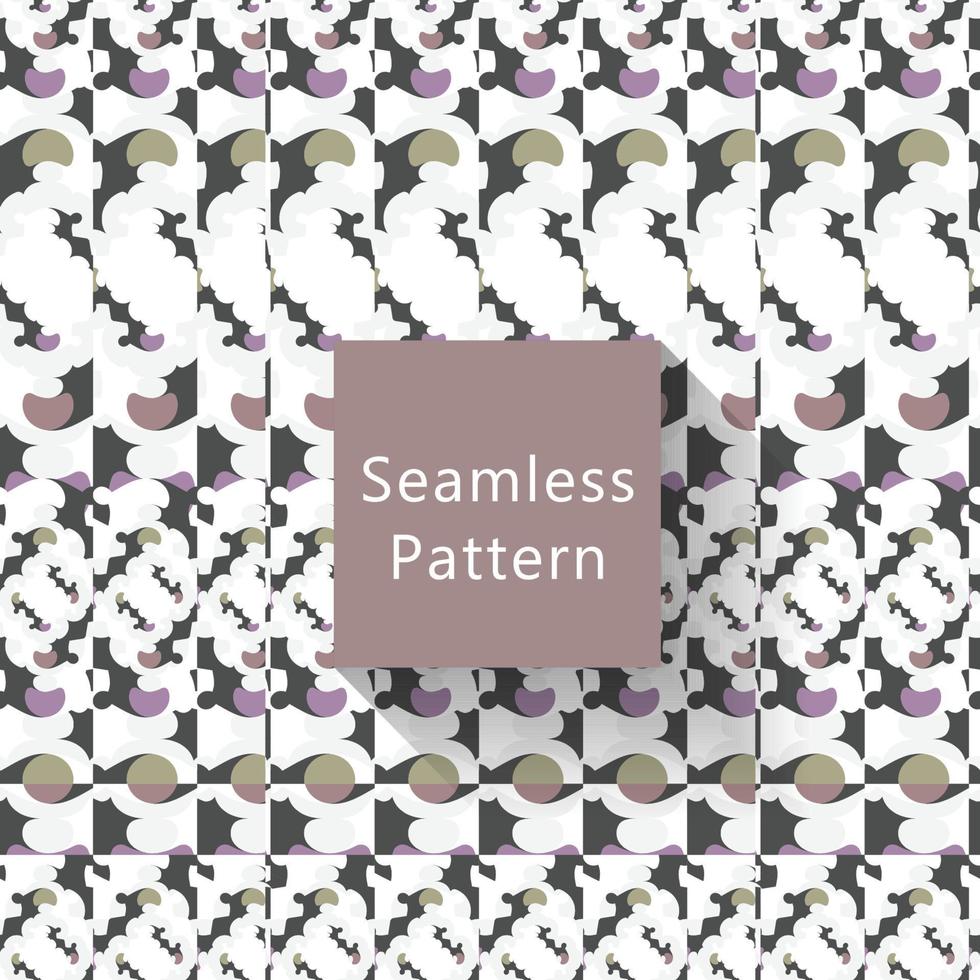 Geometric seamless pattern with textures vector