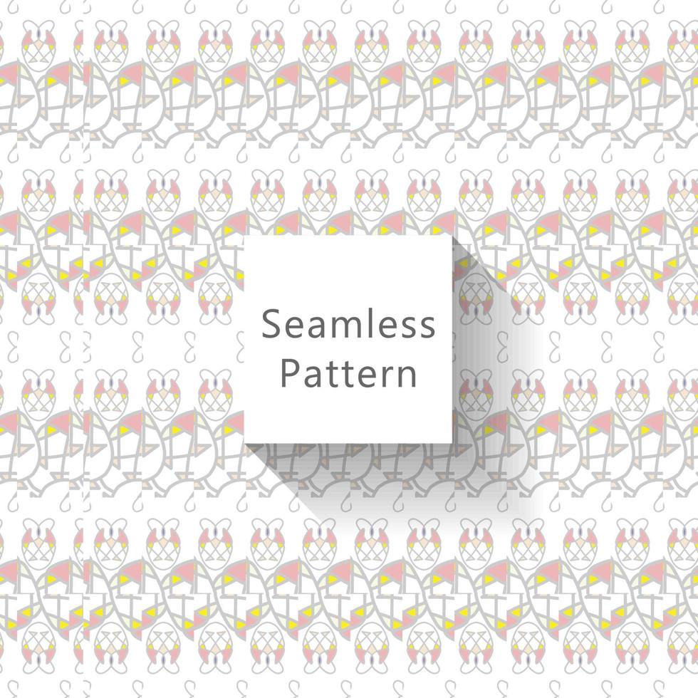 Geometric seamless pattern with textures vector