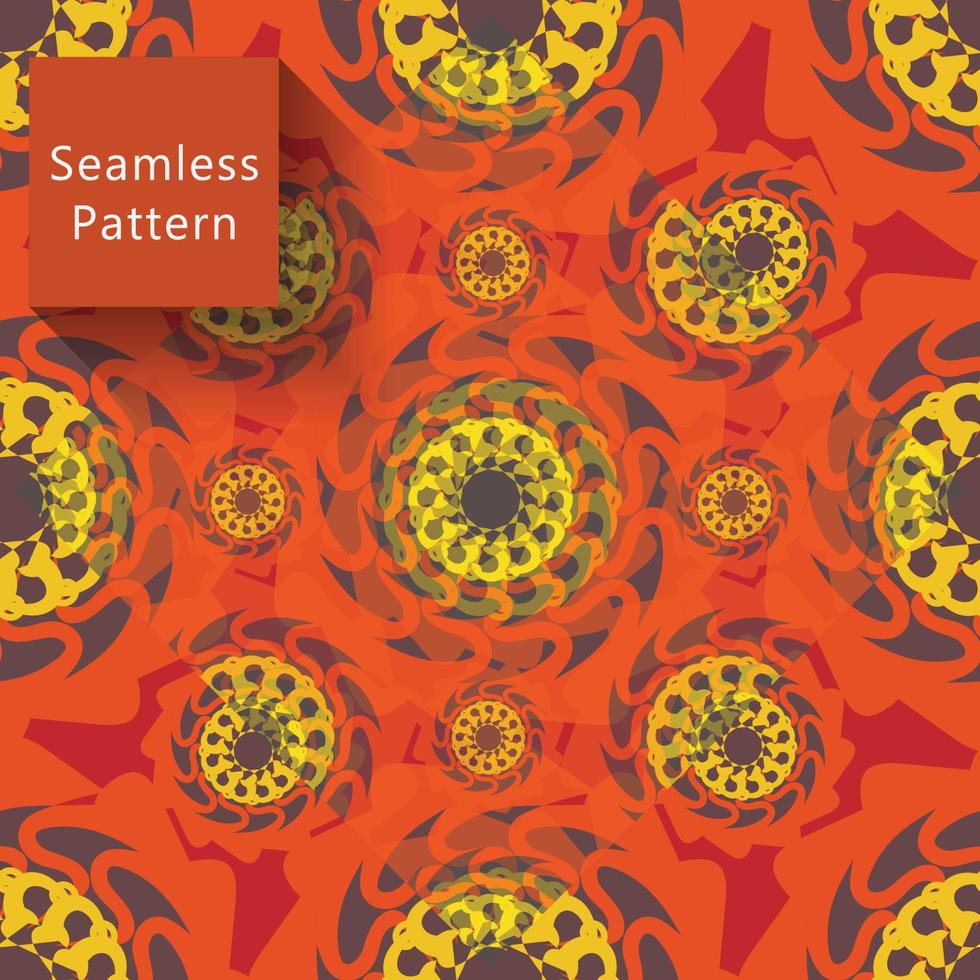 Geometric seamless pattern with textures vector