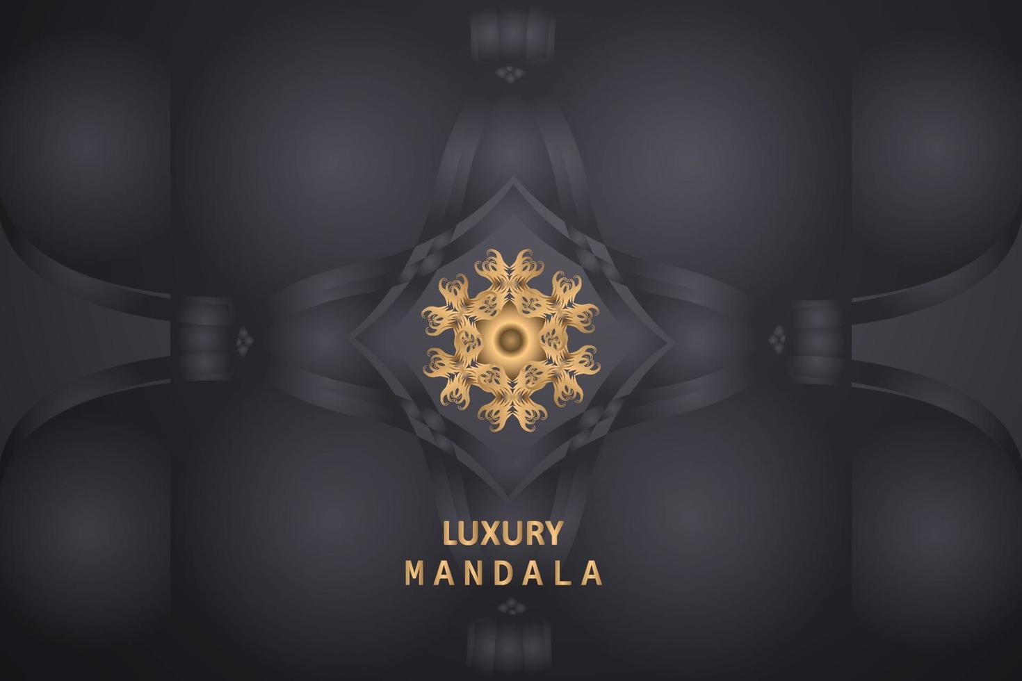 invitation card templates with gold patterned and crystals color luxury mandala background with golden arebesque pattern arabic islamic east style. ramadan style decorative mandala, flyer banner vector