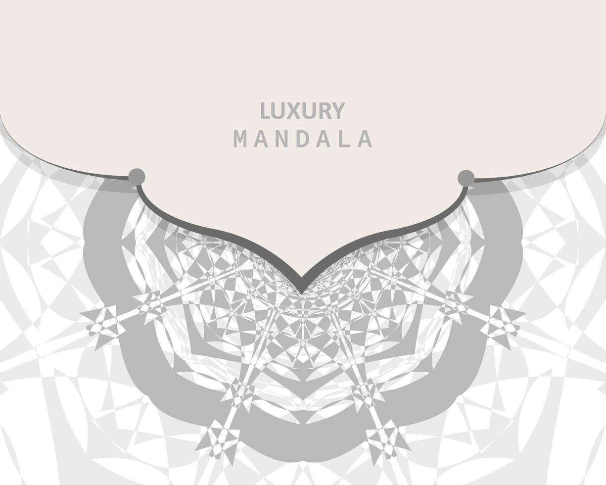 invitation card templates with gold patterned and crystals color luxury mandala background with golden arebesque pattern arabic islamic east style. ramadan style decorative mandala, flyer banner vector