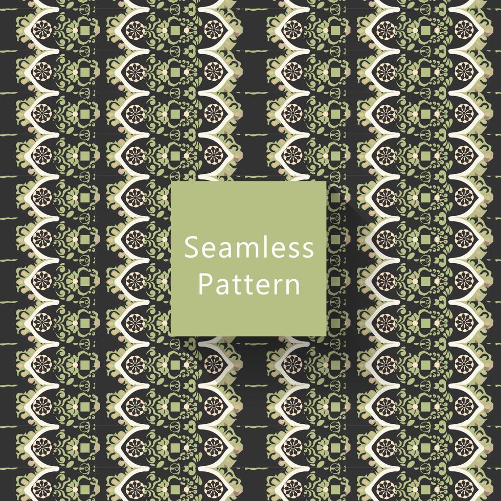 Geometric seamless pattern with textures vector