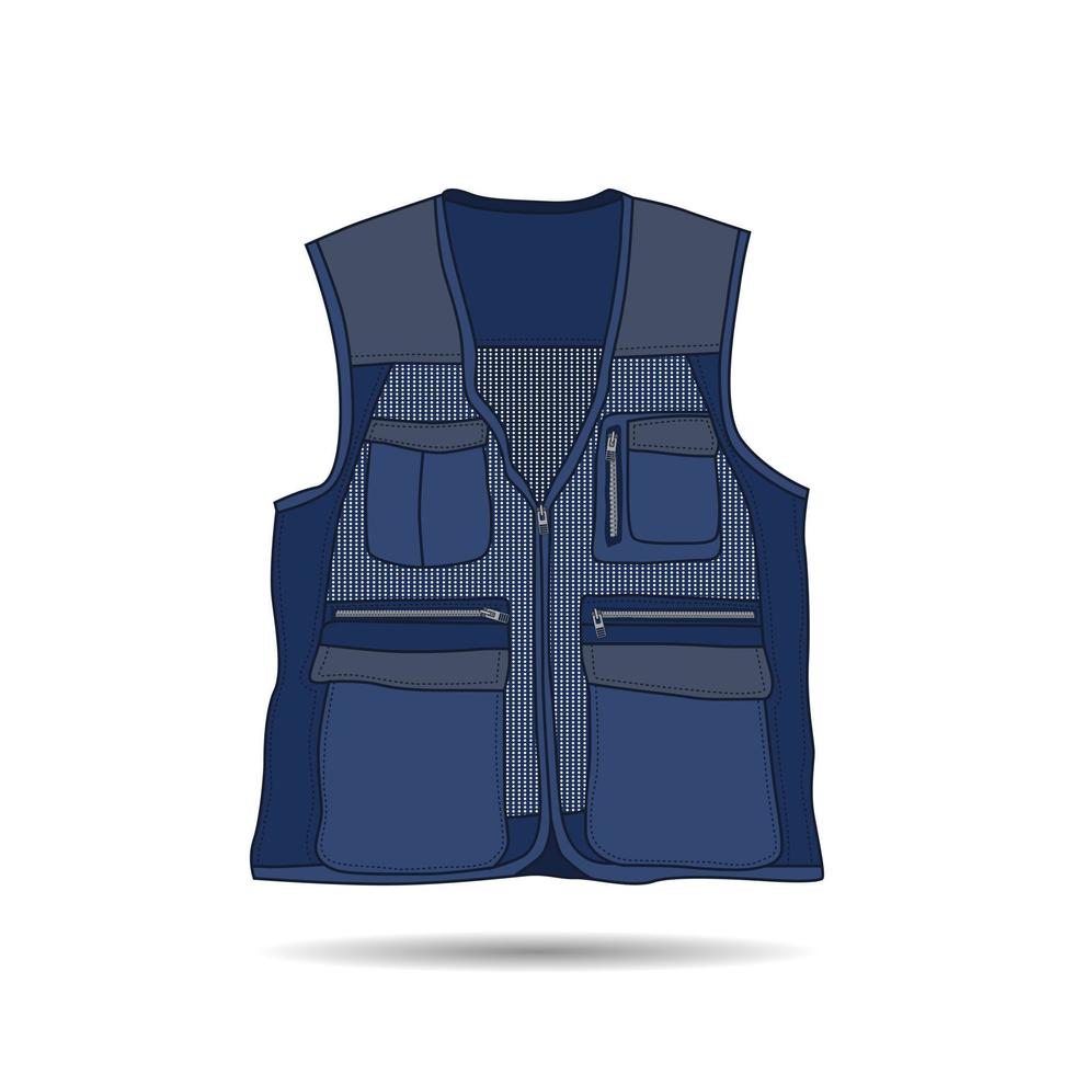 Template vector army vest. Vector illustration eps 10