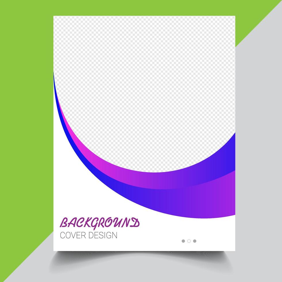 Brochure, poster, flyer, pamphlet, magazine, cover design with space for photo background, vector illustration template in A4 size Free Vector Free Vector