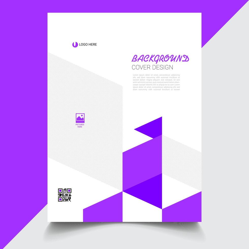 Brochure, poster, flyer, pamphlet, magazine, cover design with space for photo background, vector illustration template in A4 size Free Vector Free Vector
