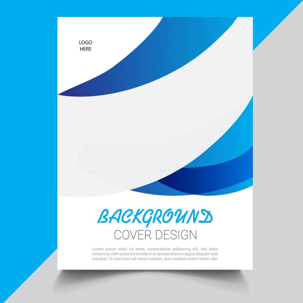 Brochure, poster, flyer, pamphlet, magazine, cover design with space for photo background, vector illustration template in A4 size Free Vector Free Vector