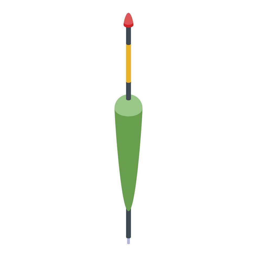 Bobber activity icon, isometric style vector