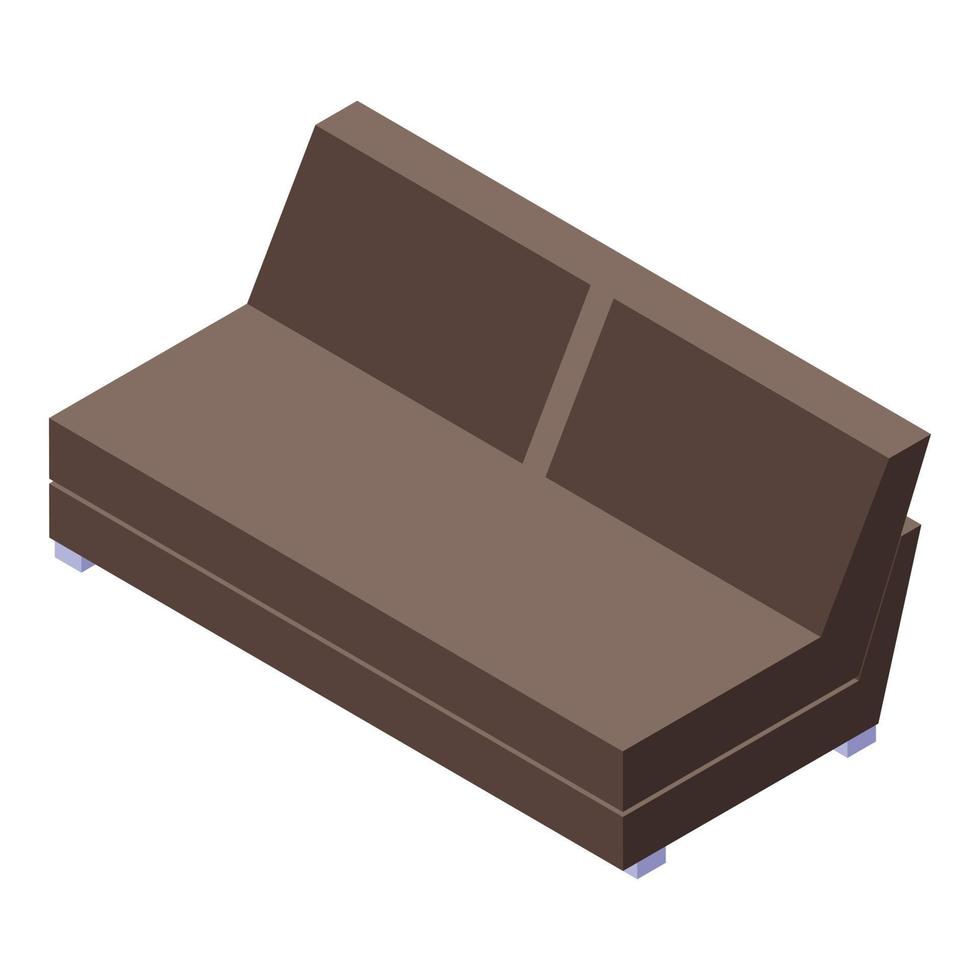 Folding furniture icon, isometric style vector