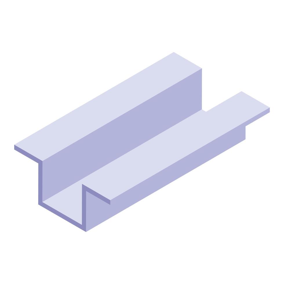 Gutter cover icon, isometric style vector