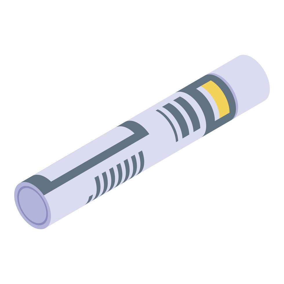 Polyurethane foam icon, isometric style vector