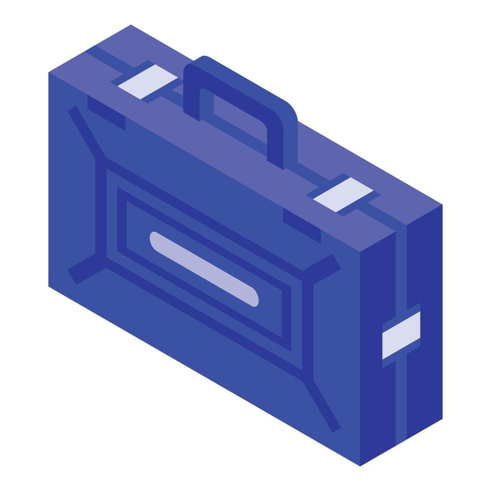 Tool box icon, isometric style vector